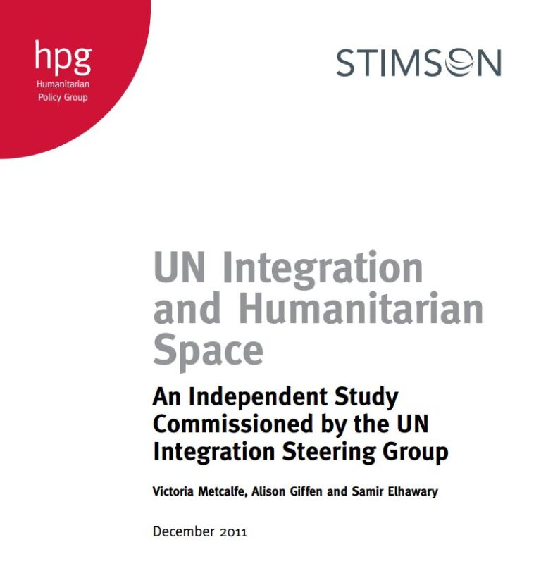 UN Integration And Humanitarian Space
