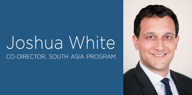 Joshua T. White Named Co-Director of Stimson South Asia Program