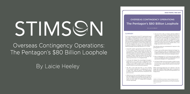 Overseas Contingency Operations: The Pentagon’s $80 Billion Loophole