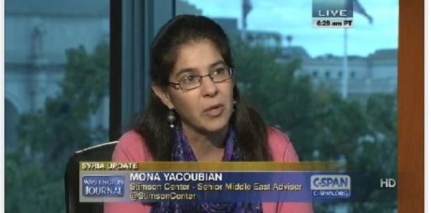 Mona Yacoubian on C-SPAN: Syrian Civil War and Chemical Weapons