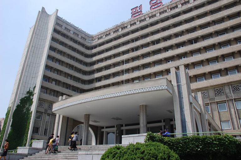 Pyongyang General Hospital: A Bright White Beacon After the Rains
