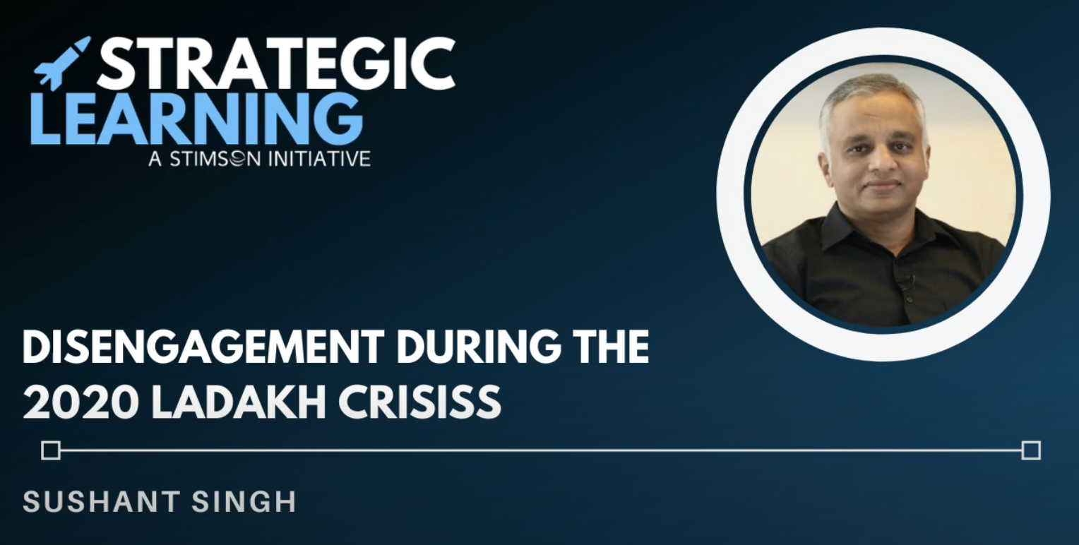 Disengagement in the 2020 Ladakh Crisis