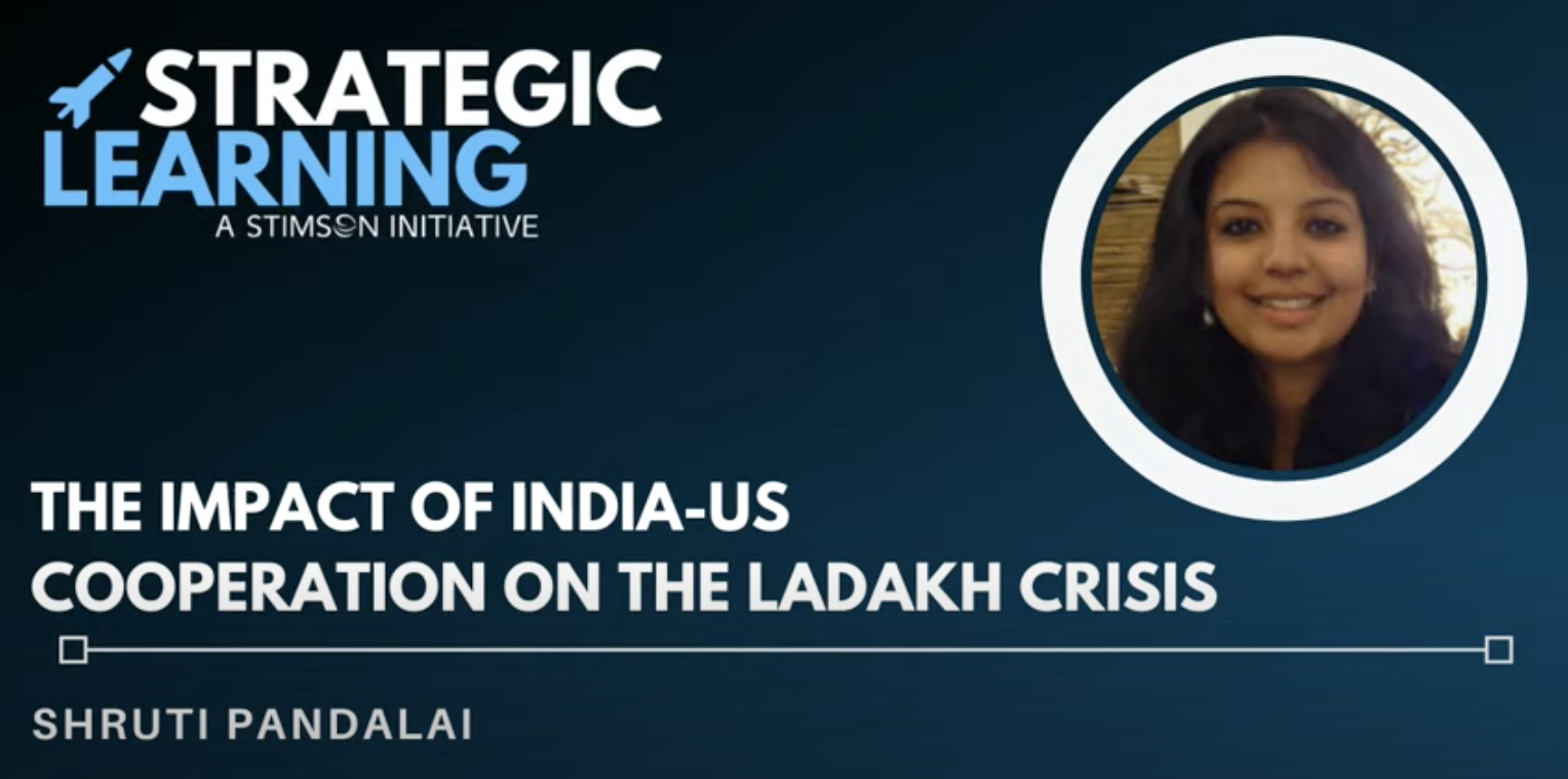 The Impact of India-US Cooperation on the Ladakh Crisis
