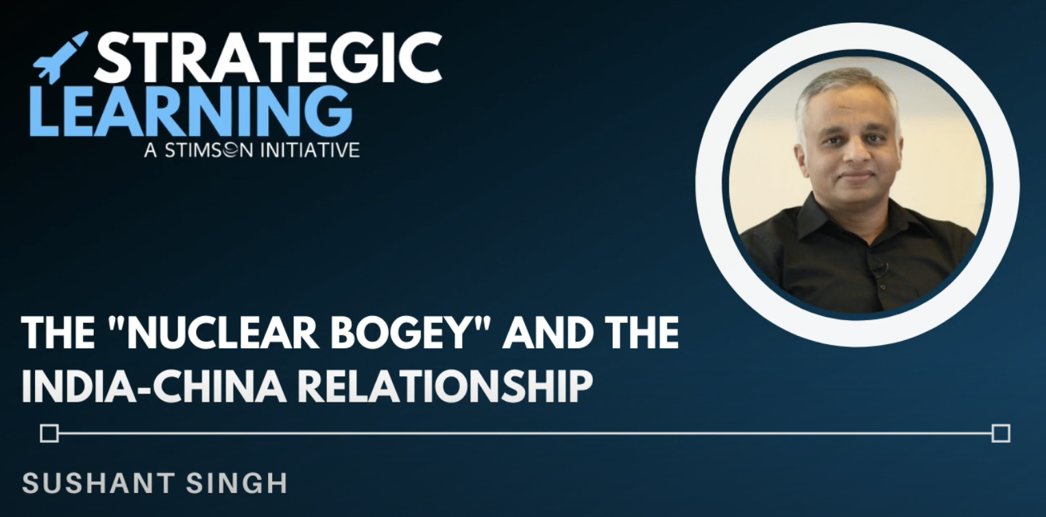 The "Nuclear Bogey" and the India-China Relationship