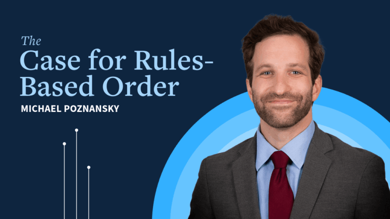 Back to the Future: The Case for Strengthening — Not Replacing — the Rules-Based Order