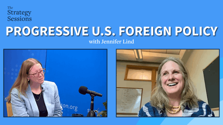 Jennifer Lind: Progressivism and Prioritization