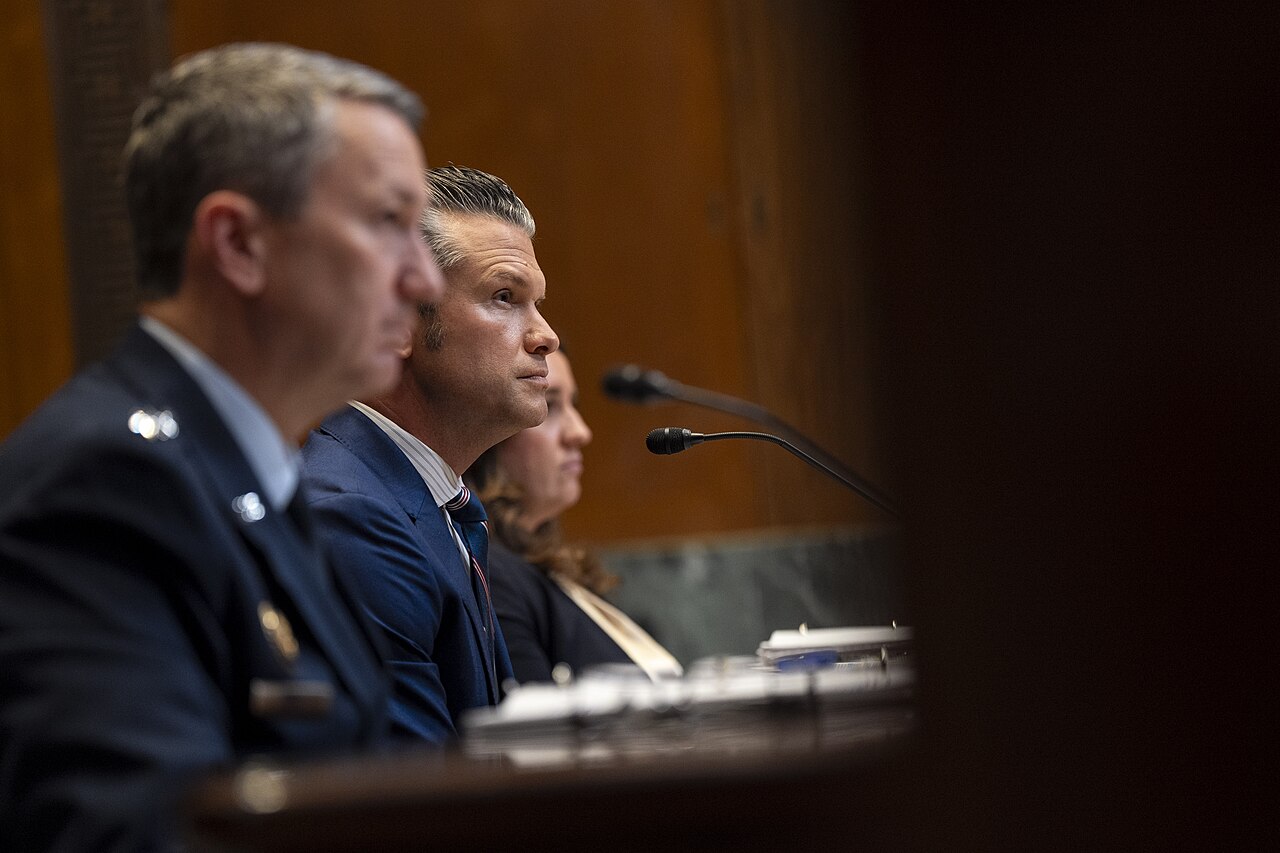 250611-D-PM193-1390_SecDef_Pete_Hegseth,_CJCS_Dan_Caine,_and_SA_to_SD_and_PTDO_USD_(Comptroller)-CFO_Testify_at_SAC-D_Hearing